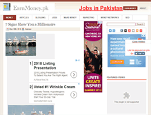 Tablet Screenshot of earnmoney.pk